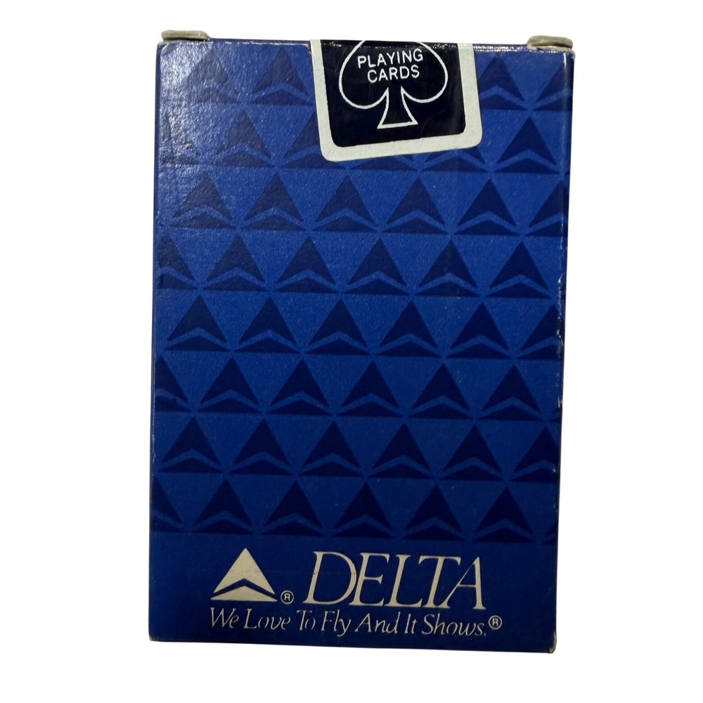 Vintage Delta Air Lines Playing Cards We Love To Fly And It Shows Box Deck